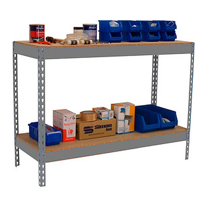 Simonrack Werkbank SIMONWORK BASIC 2 grau 150,0 x 75,0 x 90,0 cm