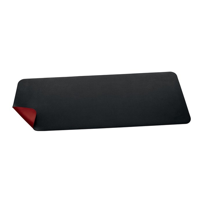 SIGEL Schreibtischunterlage schwarz/rot Lederimitat 80,0 x 30,0 cm, 1 St.