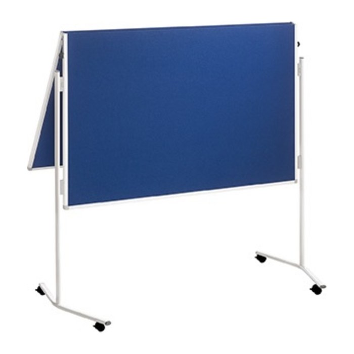 FRANKEN Moderationswand ECO klappbar 120,0 x 150,0 cm blau