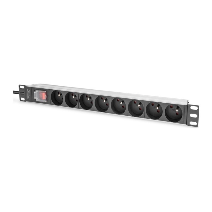 DIGITUS PDU 1U 8xCEE7/5 Ausgänge 230V/16A schwarz