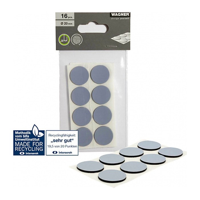 WAGNER® design yourself EH 1120 PFTE-Gleiter Kunststoff Ø 2,0 cm, 16 St.