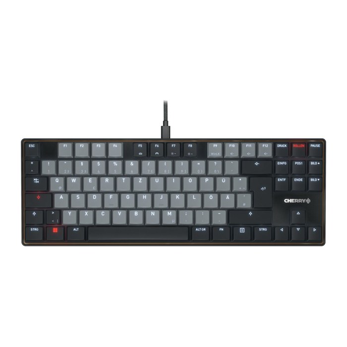 CHERRY KC500MX-LP Tastatur Wired DE TKL 80% 1.80m schwarz
