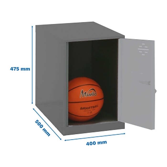 Simonrack Spind SIMONLOCKER DISM anthrazit, grau 8425437117688, 1 Schließfach 40,0 x 50,0 x 47,5 cm