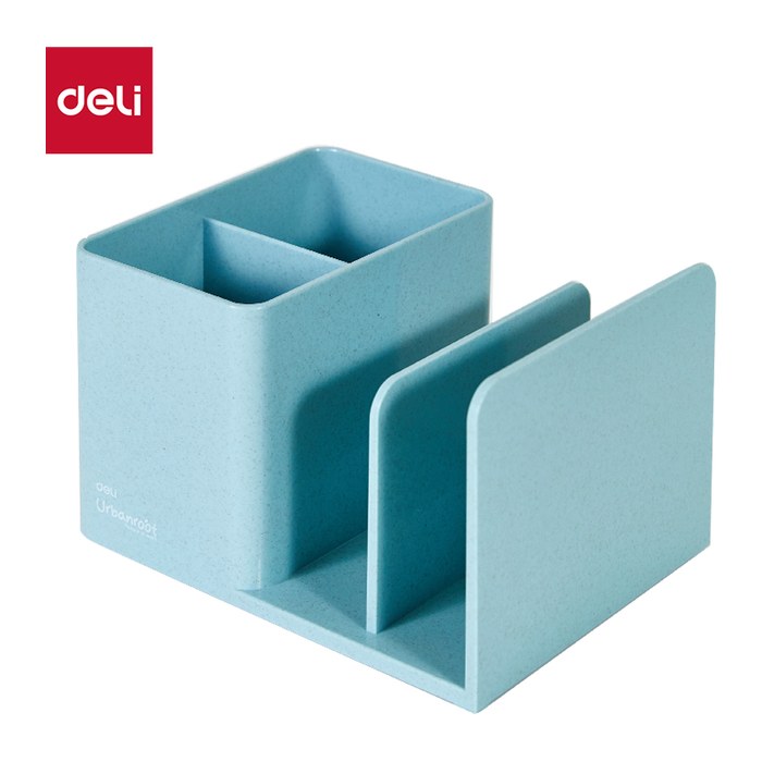 DELI Schreibtisch Organizer UrbanRoot 15,6x12,1x9,6cm blau