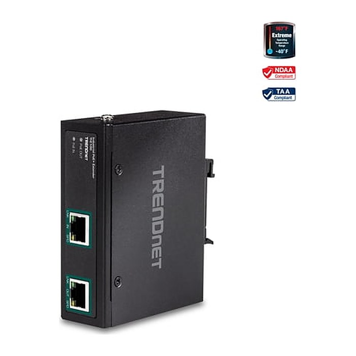 TRENDnet Industrial Extender Gbit PoE+ 30W