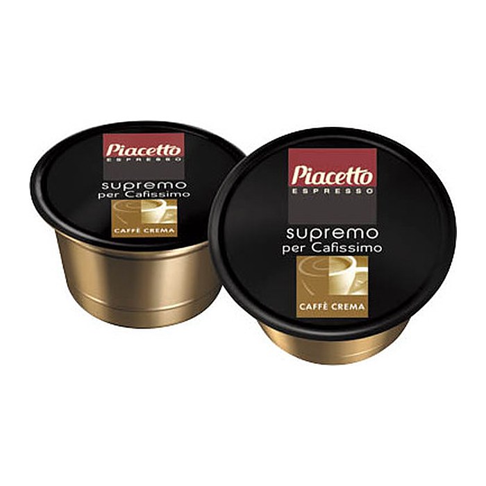 Piacetto supremo per Cafissimo Caffè Crema Kaffeekapseln, Arabicabohnen kräftig, 96 St.