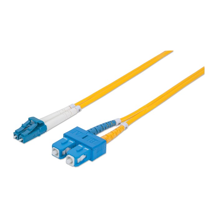 INTELLINET LWL Anschlusskabel LC/SC 5m Singlemode OS2 gelb