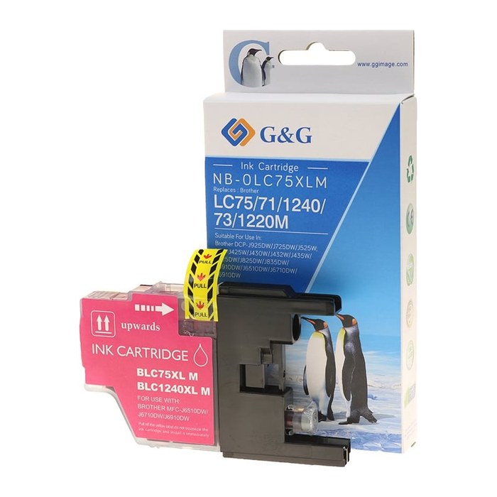 G&G Tintenpatrone kompatibel Brother LC-1240M Magenta