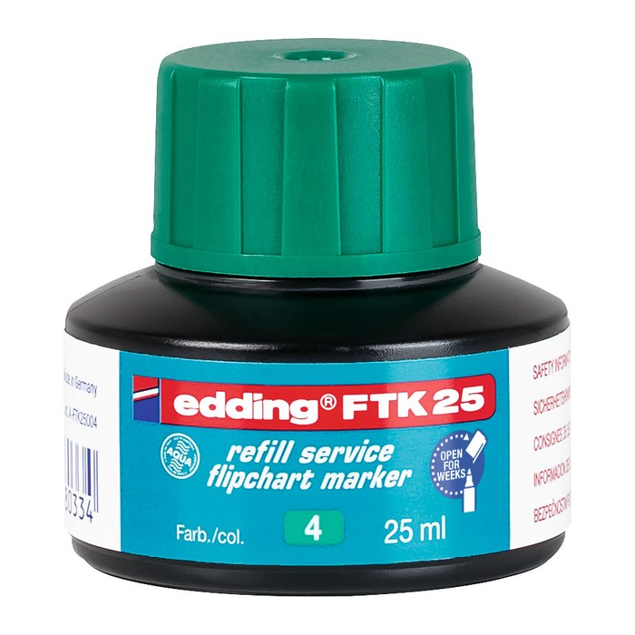 edding Nachfülltinte FTK 25 grün