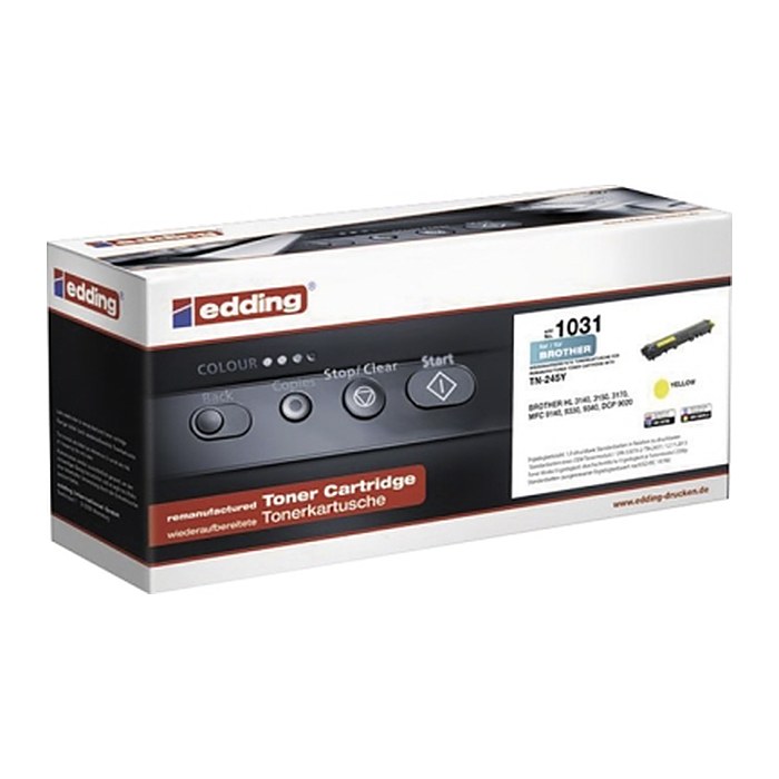 edding EDD-1031 gelb Toner kompatibel zu brother TN-245/TN-246Y