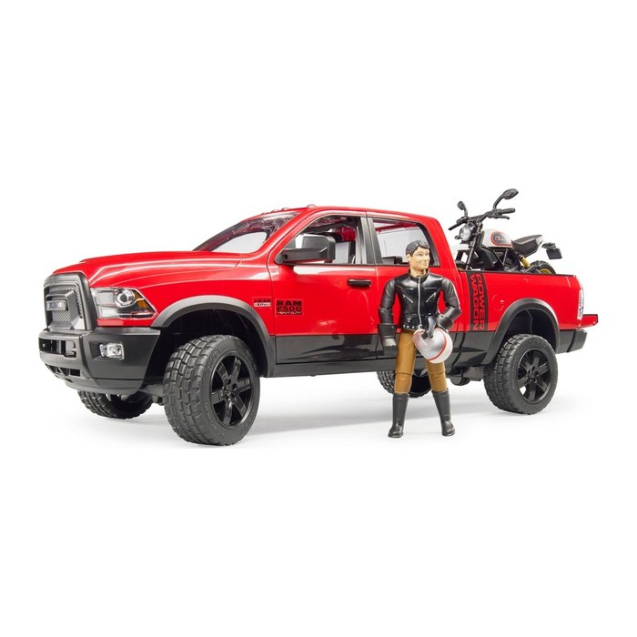 bruder RAM 2500 Power Wagon mit Ducati Desert Sled 02502 Spielzeugauto
