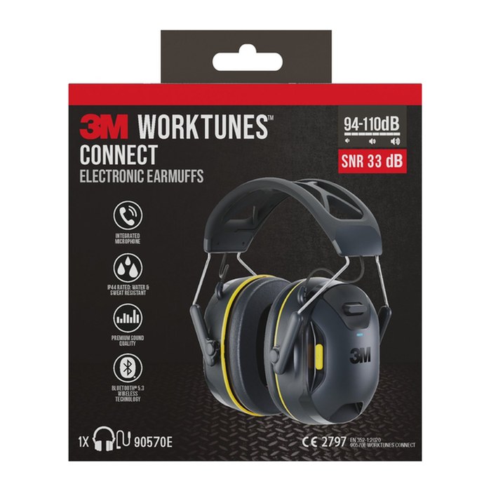 3M Kapselgehörschutz WorkTunes™ Connect 90563E