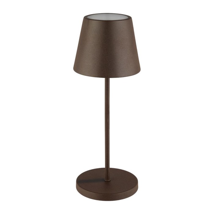 APS MERLE LED Akku-Tischleuchte rostfarben 2,0 W