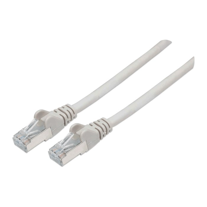 INTELLINET Patchkabel Cat6a-Stecker/Cat7-Rohkabel 30m grau