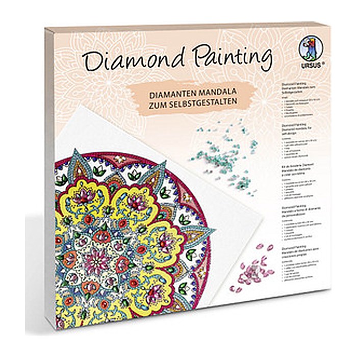 URSUS® Diamond Painting Mandala mehrfarbig