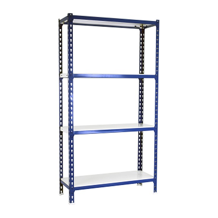 Simonrack Schwerlastregal SIMONCLICK PLUS 4/400 8435104960615 blau, weiß 100,0 x 40,0 x 150,0 cm