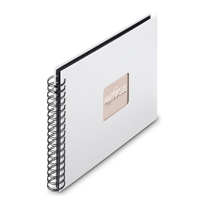 hama Fotoalbum Fine Art neutral 28,0 x 24,0 cm, 50 schwarze Seiten