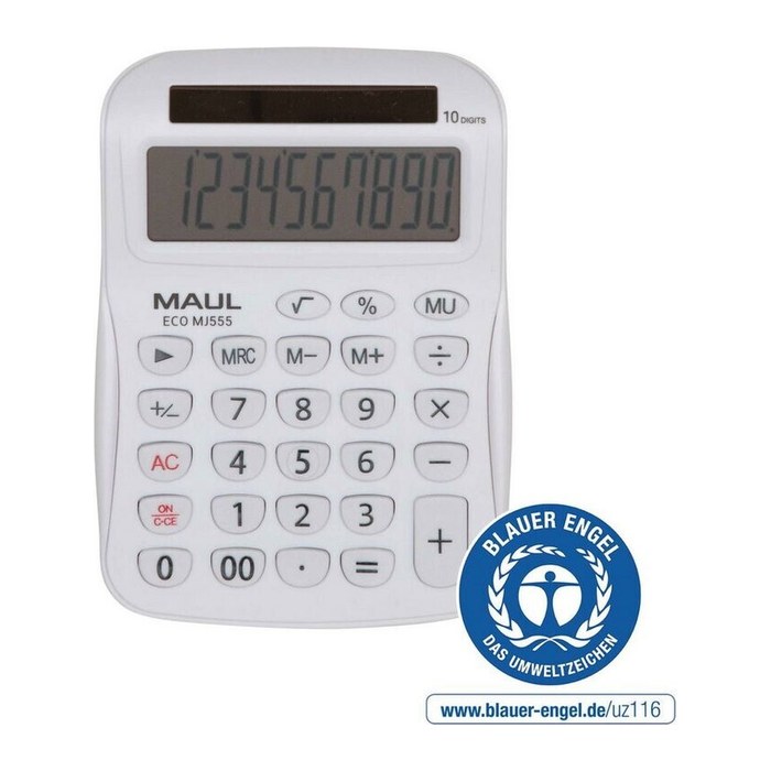 MAUL ECO MJ 555 Tischrechner weiß