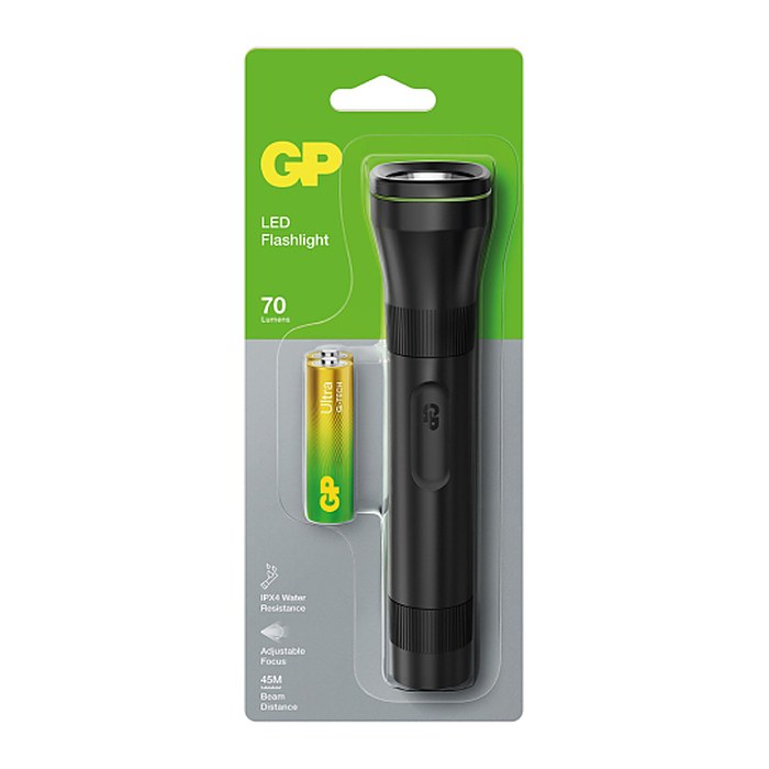 GP C107 LED Taschenlampe schwarz, 1 St.