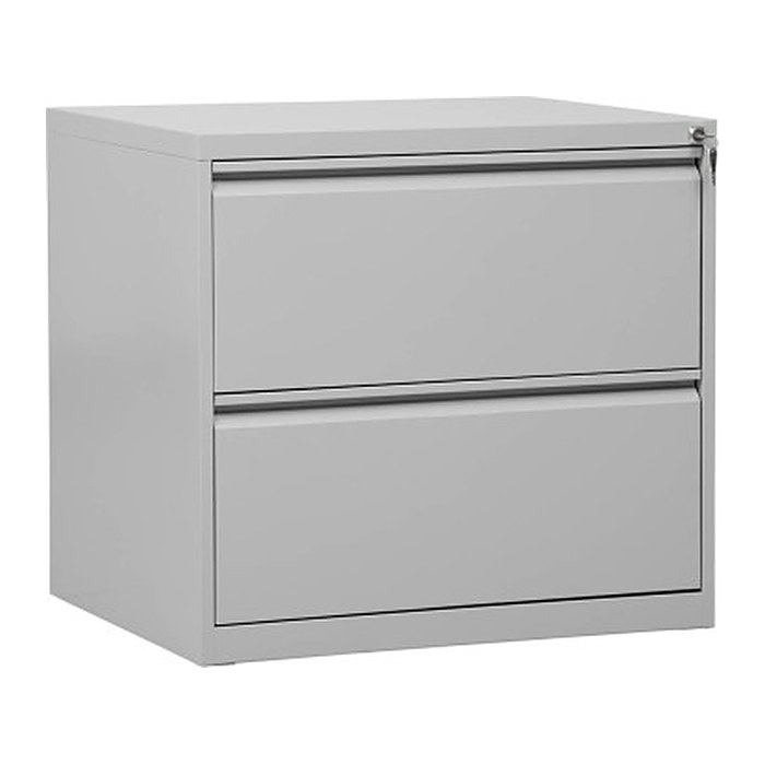 Gürkan Hängeregistraturschrank lichtgrau 2 Schubladen 76,0 x 62,0 x 70,0 cm, 1 St.