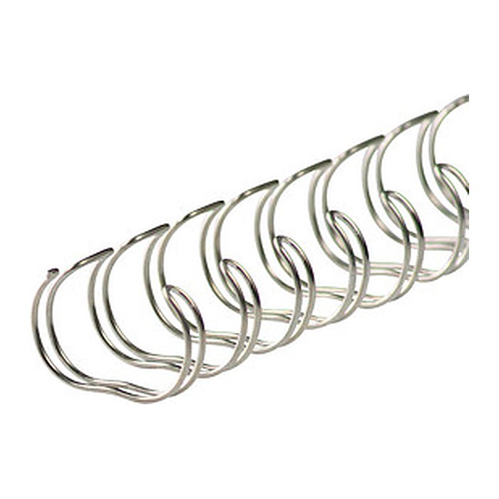 LMG Drahtbinderücken silber für 160 Blatt, 50 St.