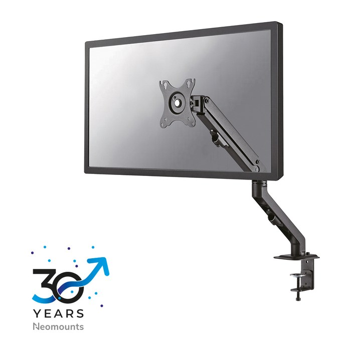 Neomounts Monitor-Halterung FPMA-D650BLACK schwarz für 1 Monitor, Tischklemme, Tischbohrung