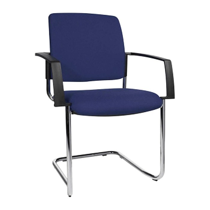 Topstar Besucherstühle BtoB 20 BB390A G26 blau Stoff, 2 St.