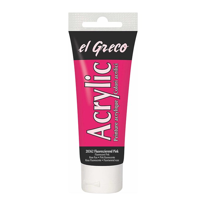 KREUL el Greco Acrylfarbe neonpink 75,0 ml, 1 St.