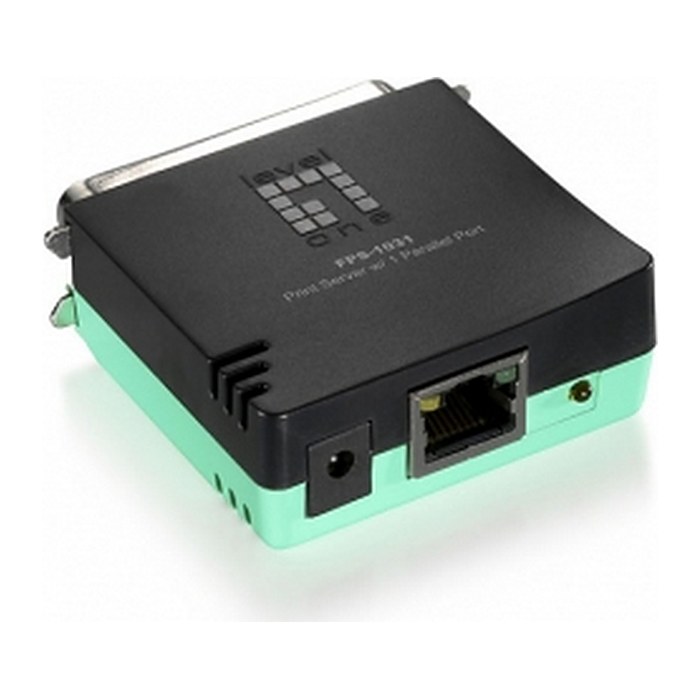level one FPS-1031 1-Parallel Port Printserver, 1 St.