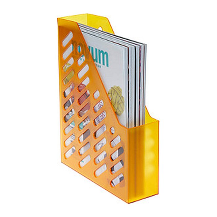 Stehsammler 1601-T-61D orange-transparent Kunststoff, DIN A4, 1 St.