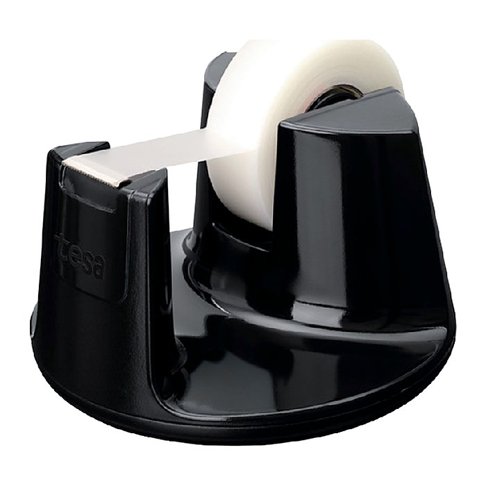 tesafilm EasyCut Tischabroller Comp +1 Rolle kristallschw.