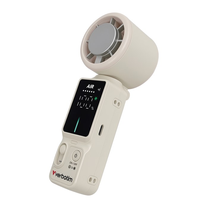 Verbatim Handventilator Cool'n'Go Ice Touch Pro Weiá/Silber
