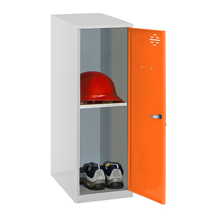 Simonrack Spind SIMONLOCKER DISM grau, orange 8425437116704, 1 Schließfach 30,0 x 50,0 x 91,5 cm
