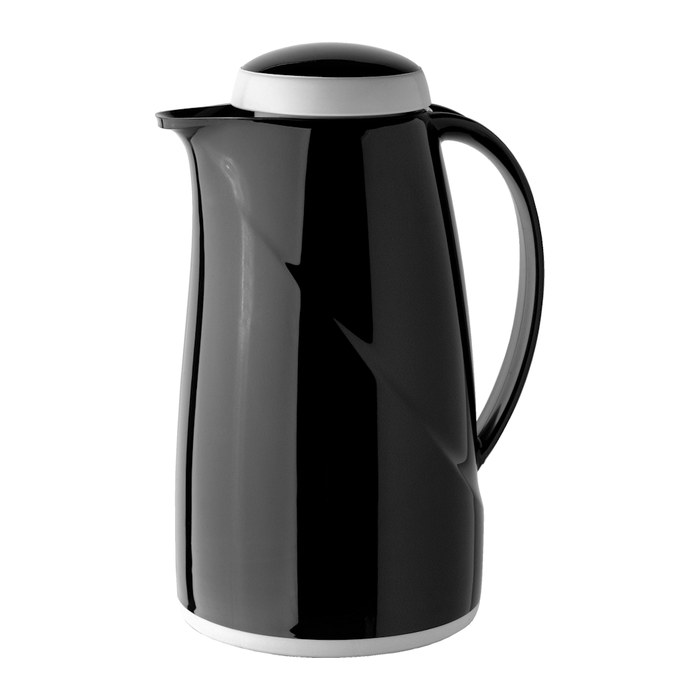 helios® Isolierkanne Wave schwarz 1,0 l, 1 St.
