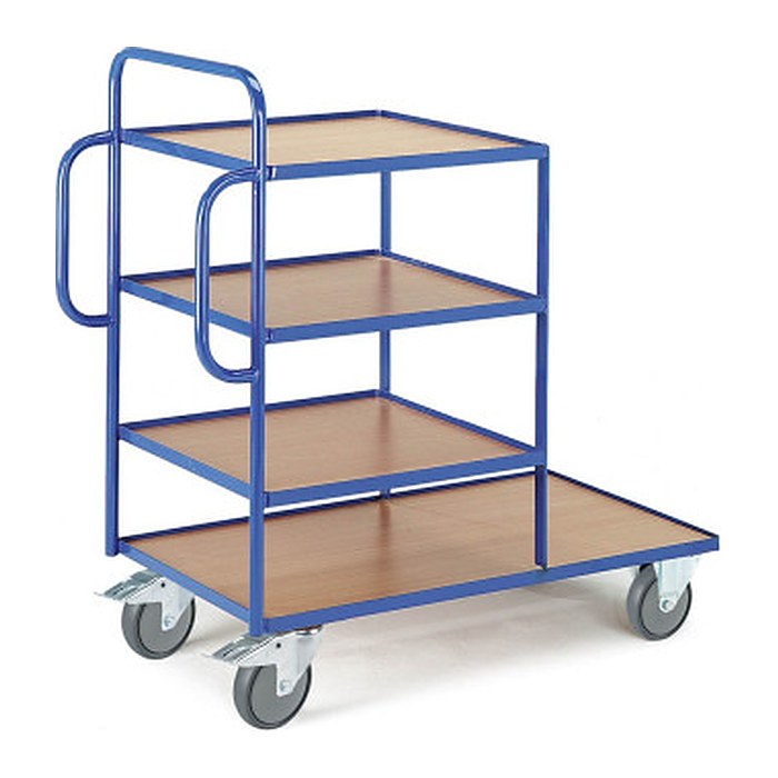 Rollcart Kommissionierwagen 08-7730 blau 47,0 x 108,0/63,0 x 125,0 cm
