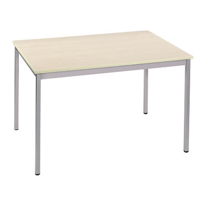 SODEMATUB Mehrzwecktisch ahorn, alu rechteckig, Vierkantrohr alu, 70,0 x 60,0 x 74,0 cm