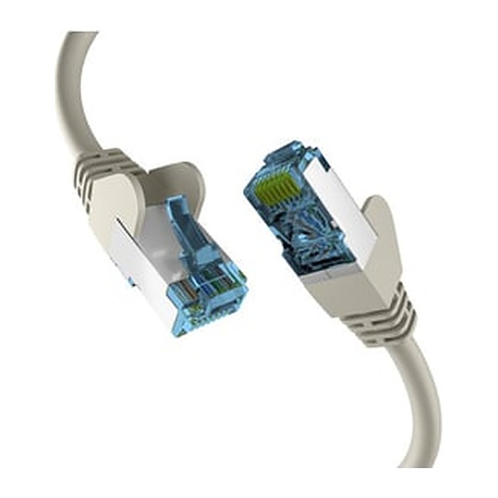 EFB RJ45 Patchkabel mit Cat7 Rohkabel 20.00m grau