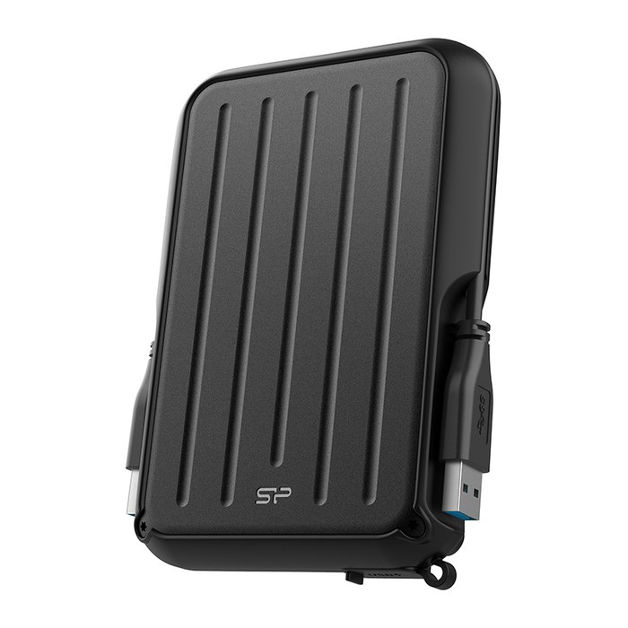 Silicon Power 6.3cm 4TB USB3.2 A66 water-res. Black extern retail