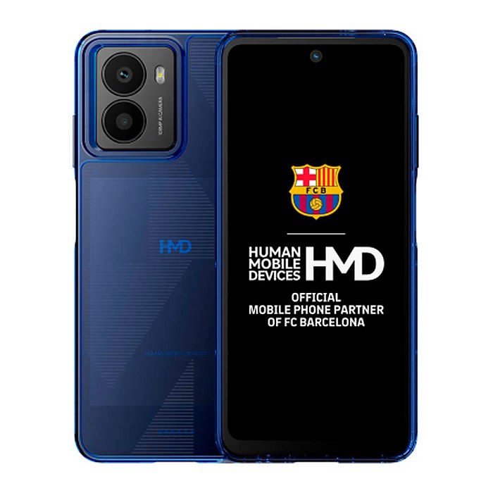 HMD Fusion Casual Outfit Handy-Cover für HMD Fusion blau