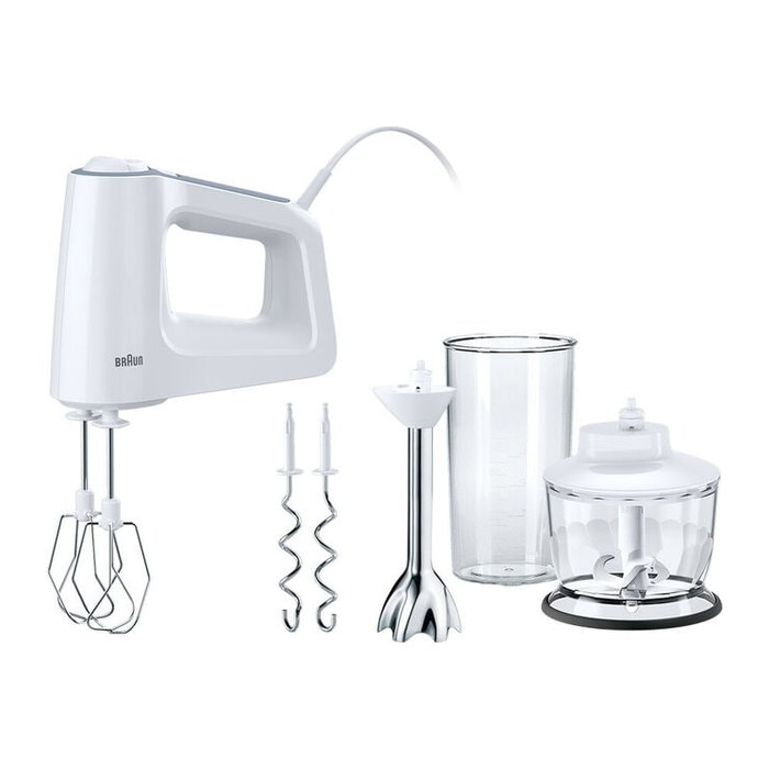 BRAUN MultiMix 3 HM3137WH Handmixer weiß 500 W