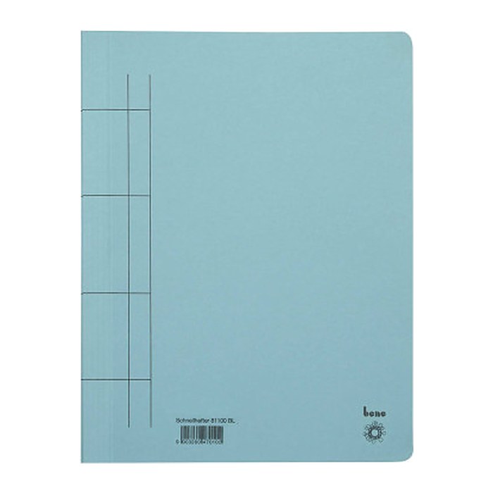bene Schnellhefter Karton blau DIN A4, 25 St.