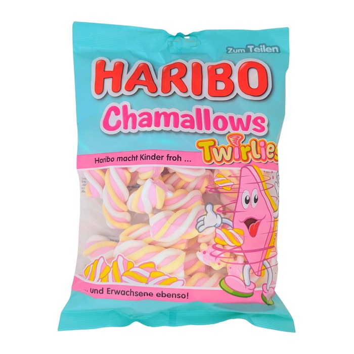 HARIBO Chamallows Twirlies Marshmallows 200,0 g, 1 Pack