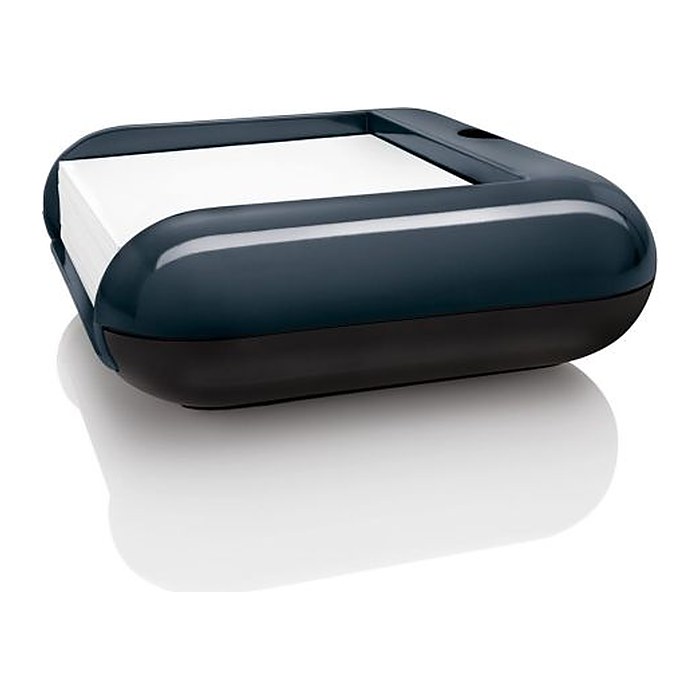 SIGEL Zettelbox eyestyle® grau inkl. Haftnotizblock, 200 Blatt, 1 St.