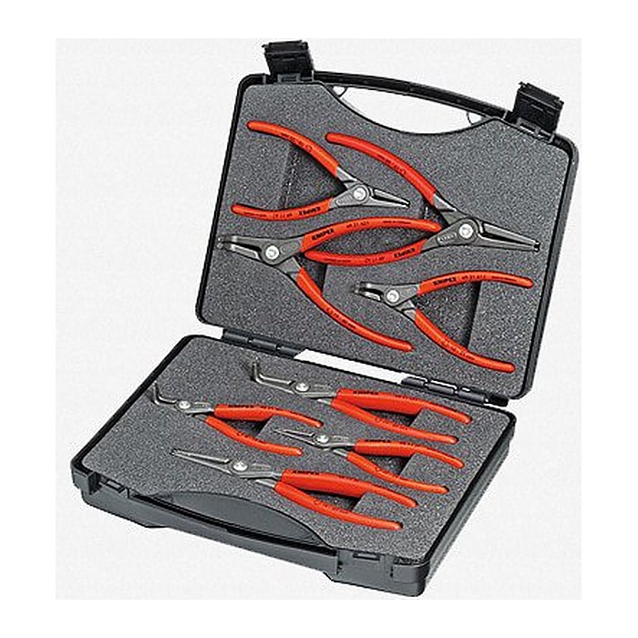 KNIPEX Sicherungsringzangen-Set Präzisions 00 21 25, 8-tlg., 1 Set
