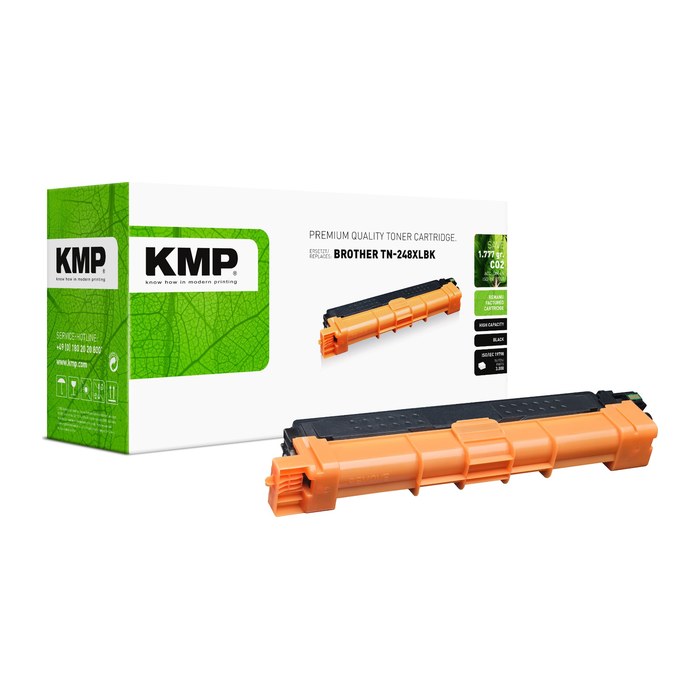 KMP schwarz Toner kompatibel zu brother TN-248XLBK