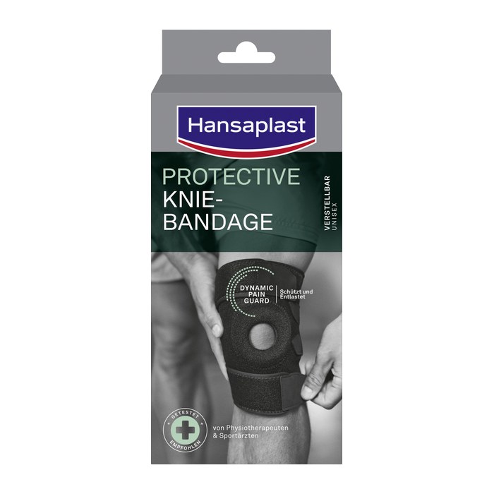 Hansaplast Kniebandage PROTECTIVE 02580 schwarz, 1 St.