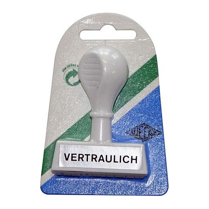 WEDO Textstempel "Vertraulich" ohne Logo, 1 St.