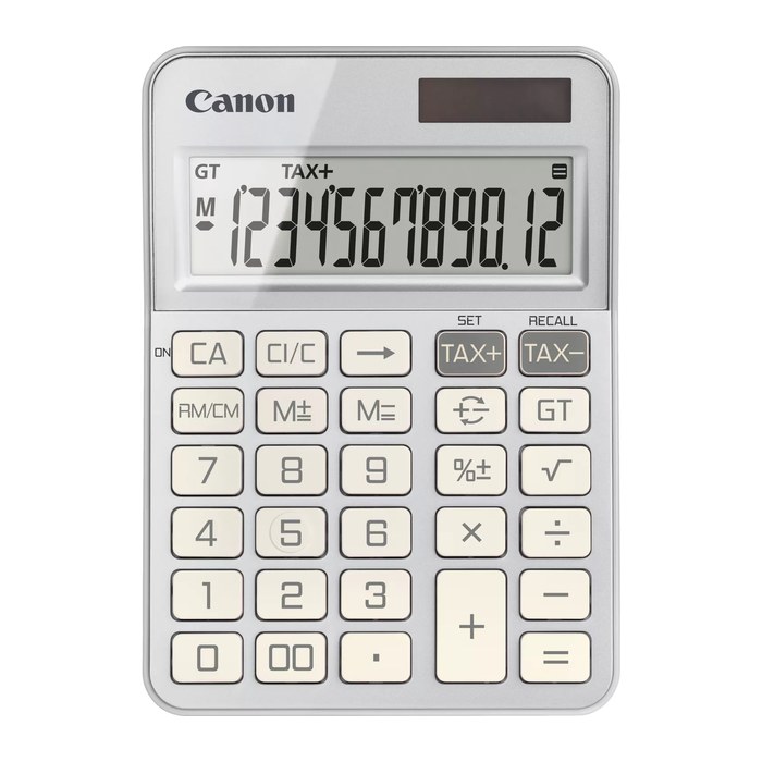 Canon KS-125KB-SL Tischrechner silber