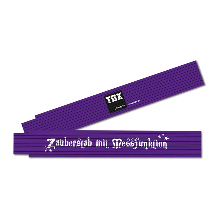 TOX Meterstab Zauberstab mit Messfunktion, 09969007/T, Holz 200 cm