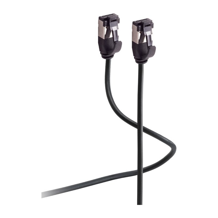 Shiverpeaks Patchkabel CAT8.1 U/FTP ex.dünn TPE schw. 1m
